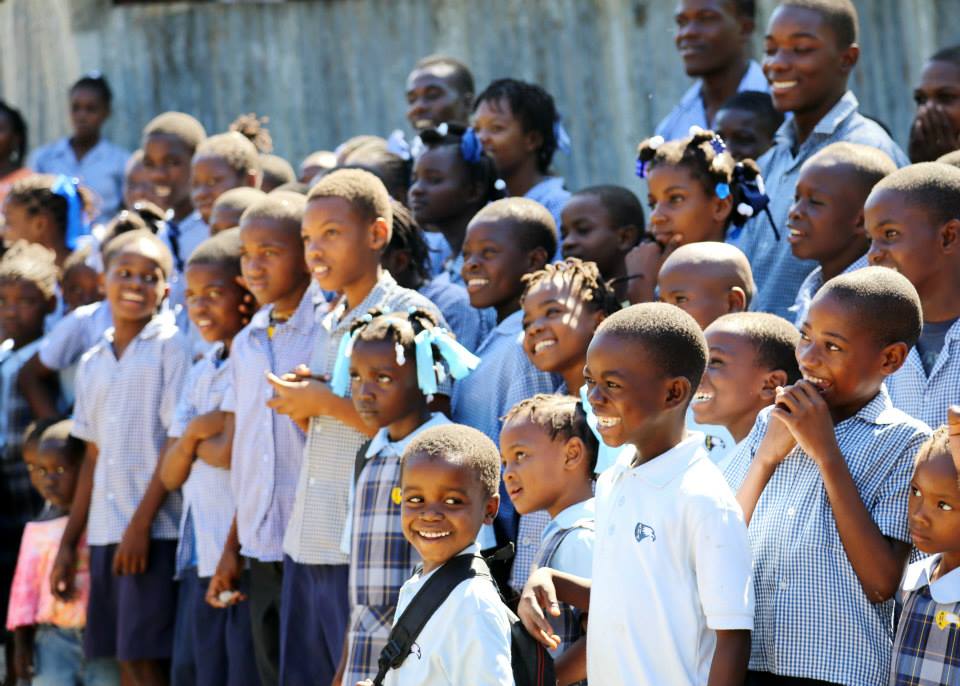 A CWB expedition to Haiti to November/December 2013 brought many smiles to the audience.