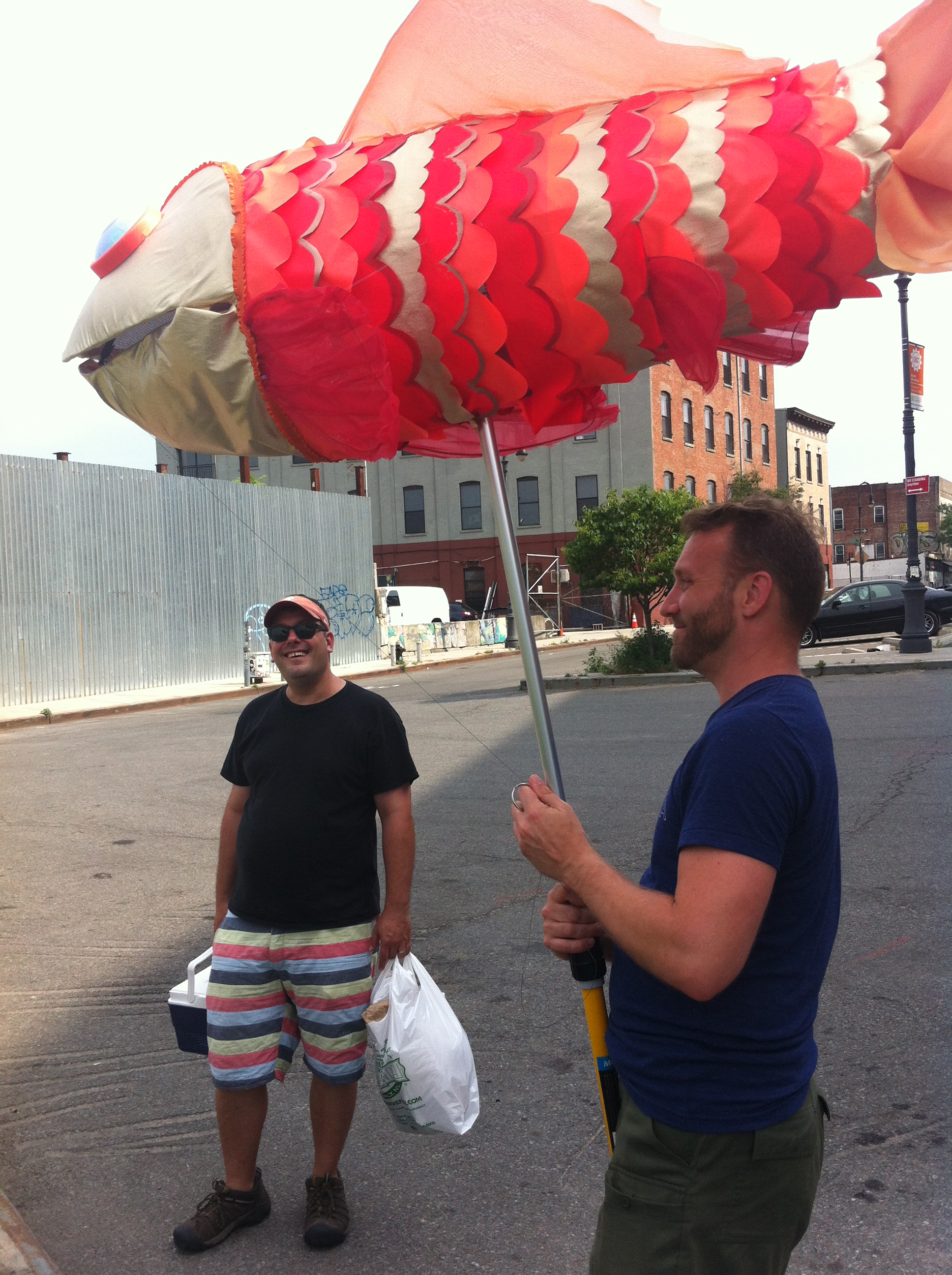 But we also got to interact with curious passersby, which was an unexpected benefit :)